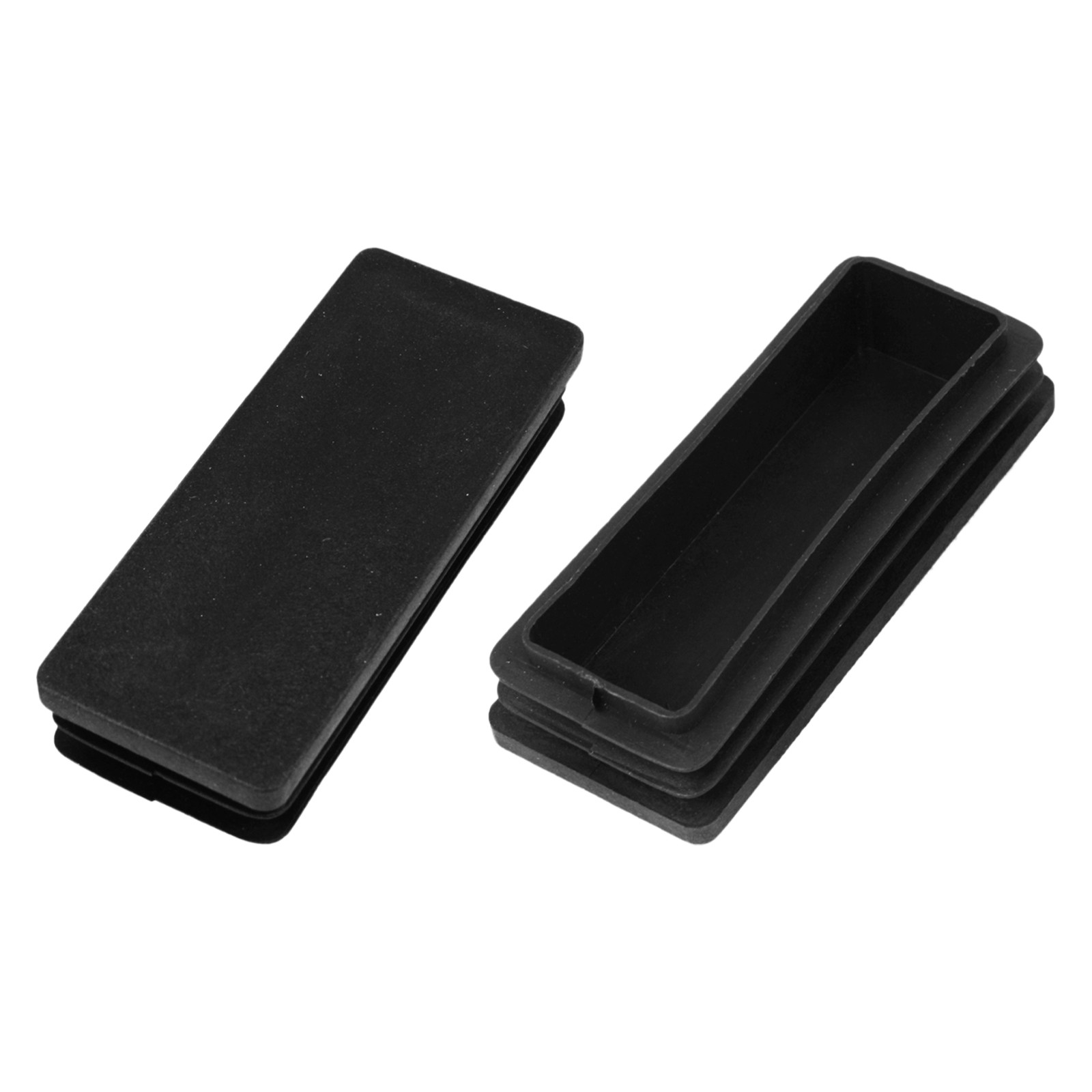 Rectangle End Caps (100 x 40mm) 2Pcs, Plastic End Blanking Caps Protector