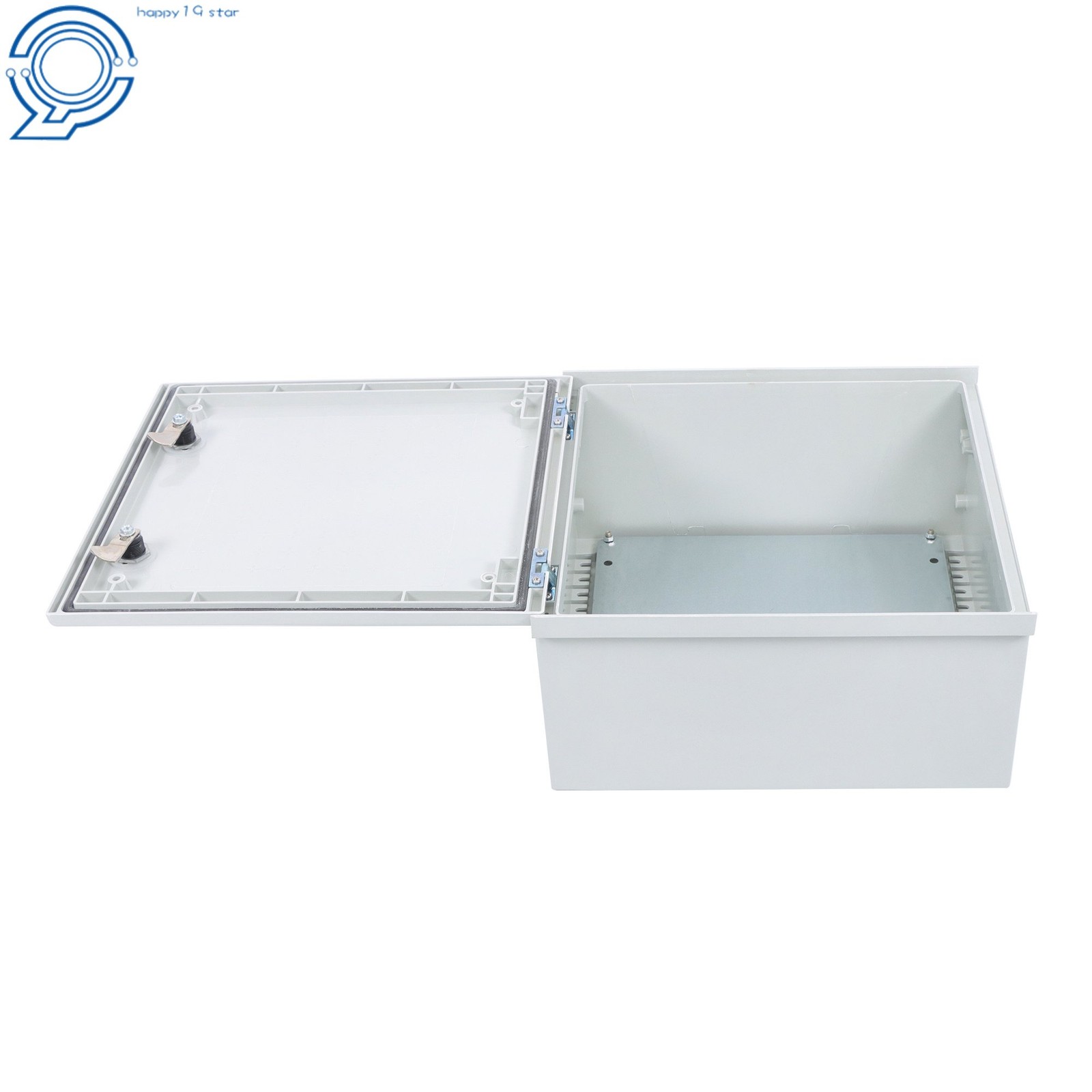 NEMA 3X IP65 Junction Box, 16x16x8Inch Fiberglass, for Outdoor Use