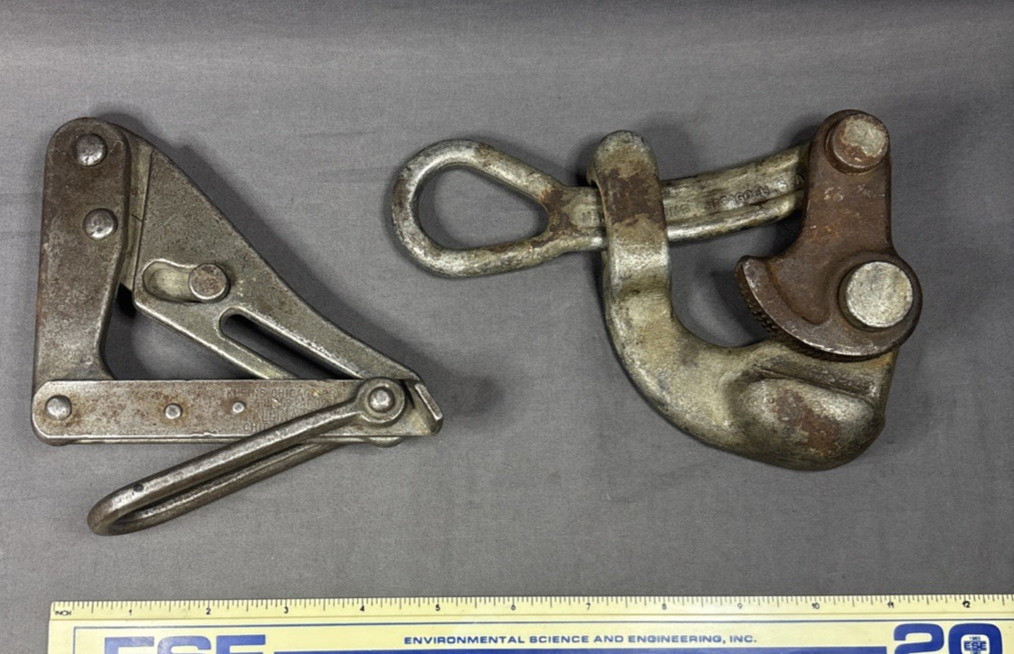 Vintage Klein and sons Tools Wire Pulling Grip Guides - 1613-30 AND 1604-20