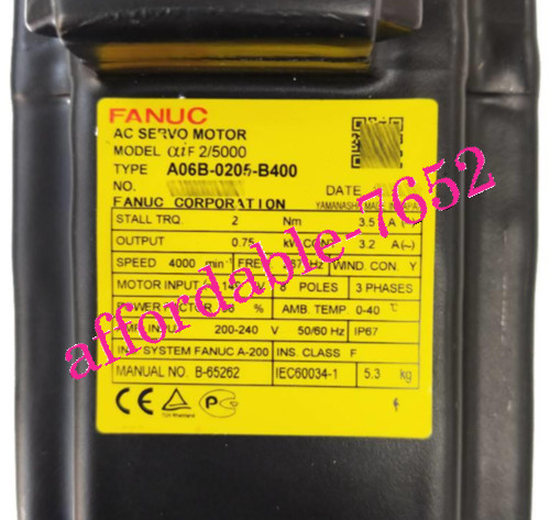 NEW FANUC A06B-0205-B400 Servo Motor DHL or FedEX