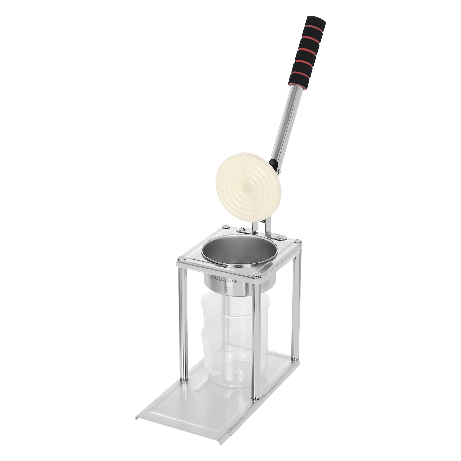Manual Hand Flat Press Orange Lemon Juicer Fruit Squeezer Press Machine SUS304