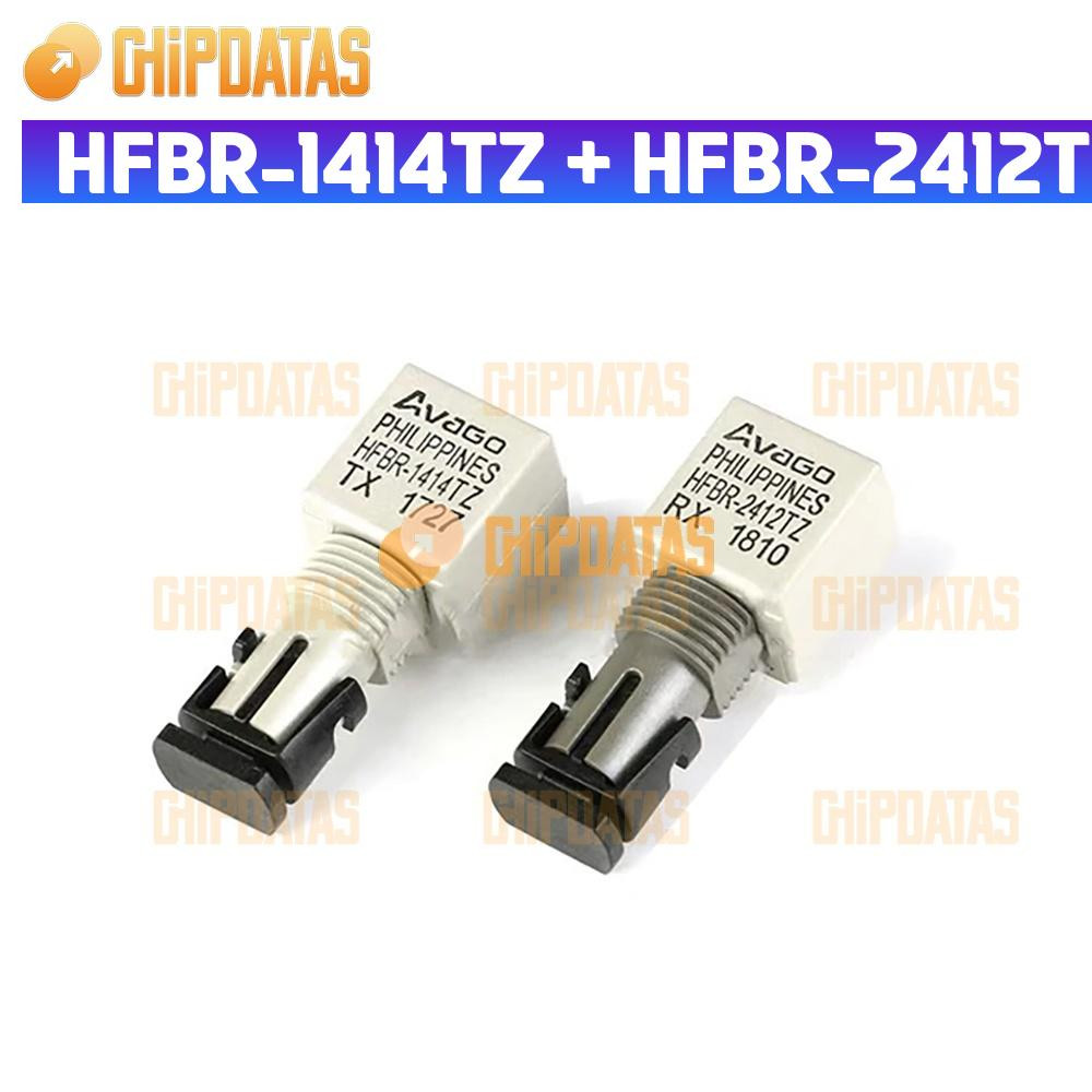1Pair Brand New Avago HFBR-1414TZ  + HFBR-2412TZ  Transmitters and Receivers