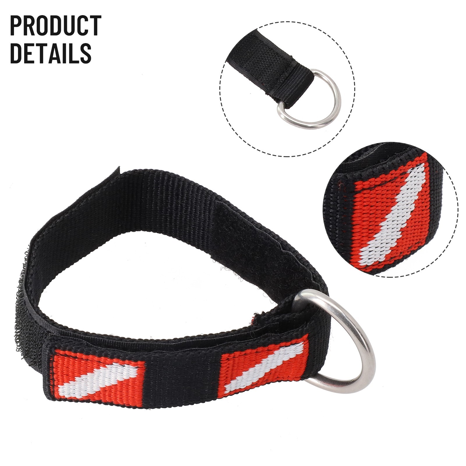 Wrist Strap Diving Adjustable Beautiful Diving Flag Pattern Easy To Use Nylon