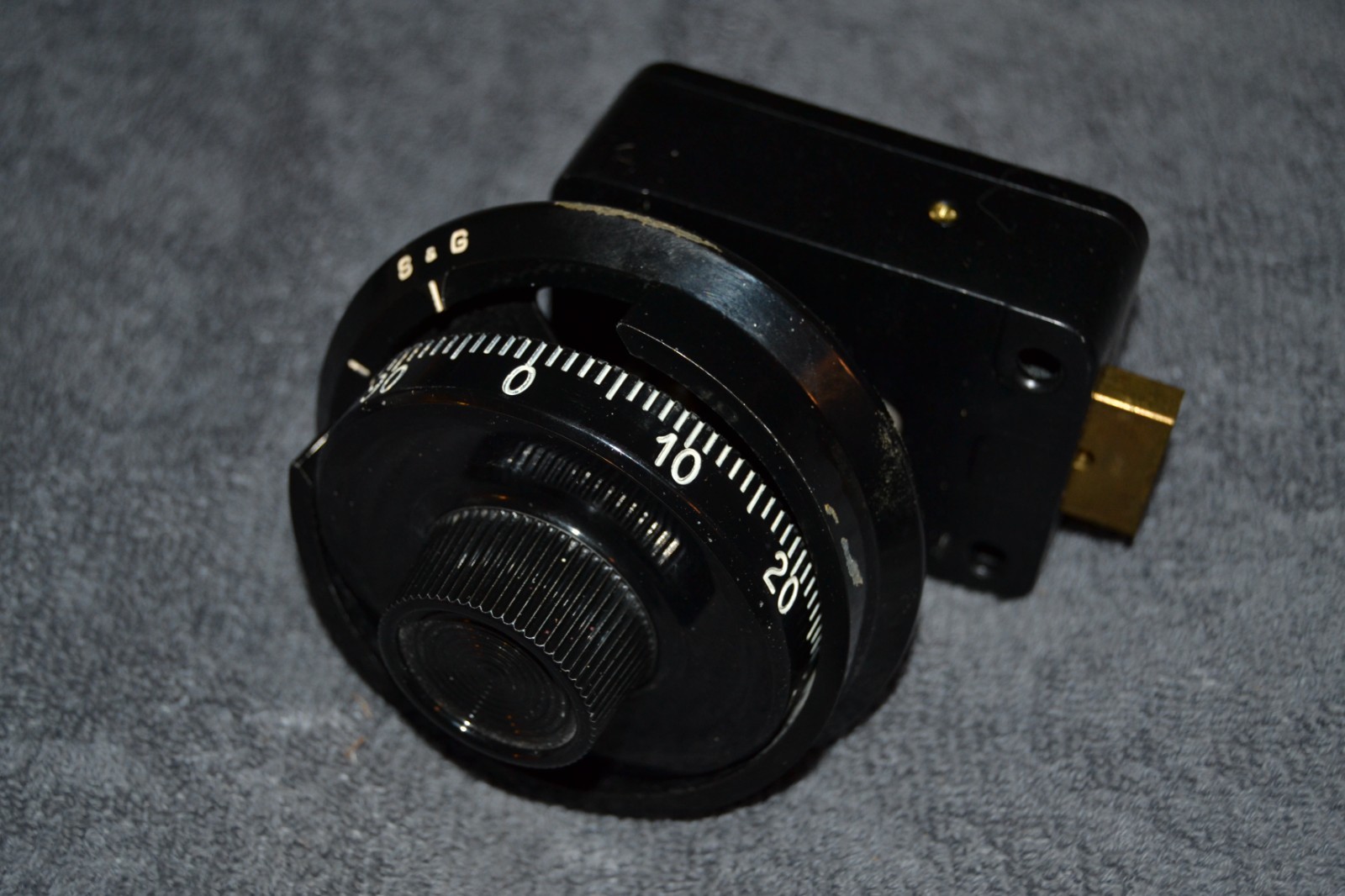 Sargent & Greenleaf 8500 Series Combination Lock & Dial *Used *Combo Unknown
