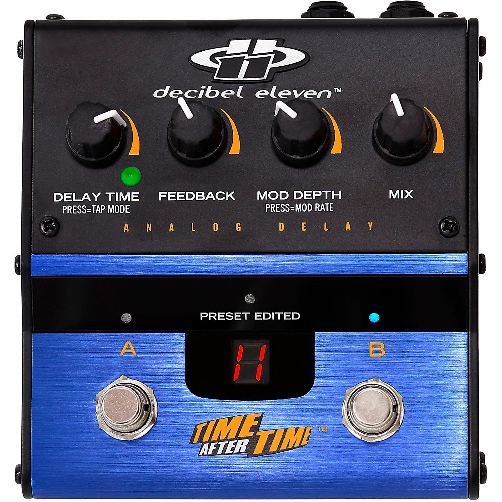 Decibel Eleven DB11TAT Time after Time Analog Delay Effects Pedal  LN