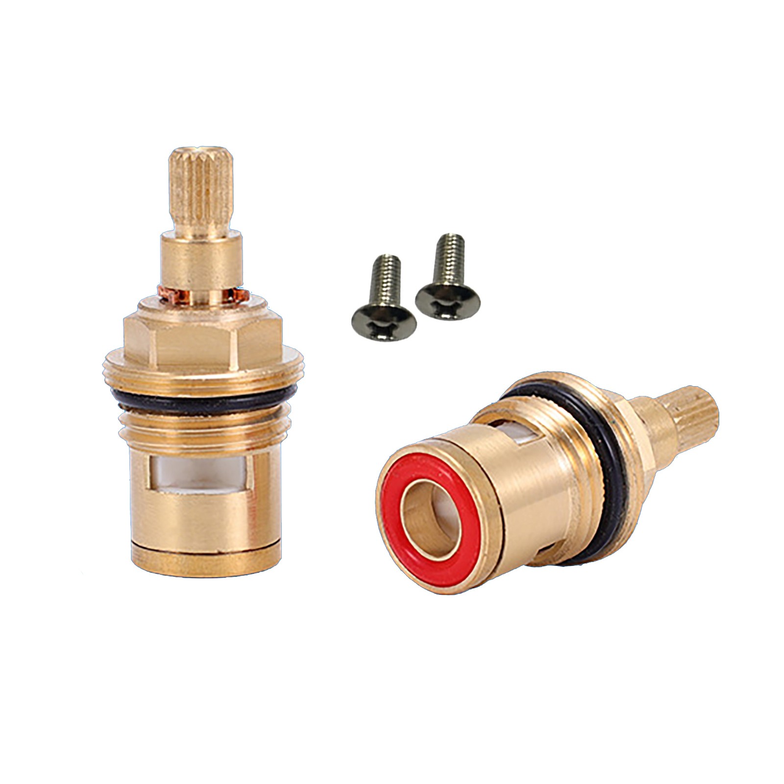 New 2Pcs Replacement Tap Cartridge Valve Kitchen Basin G 1/2 thread
