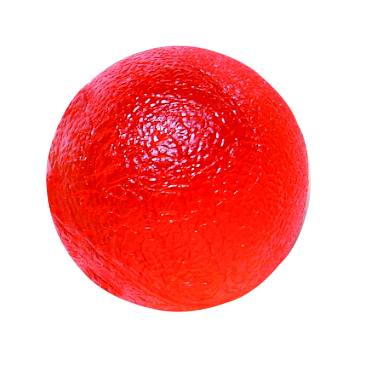 CanDo Gel Squeeze Ball, Standard Circular, Red (Light)