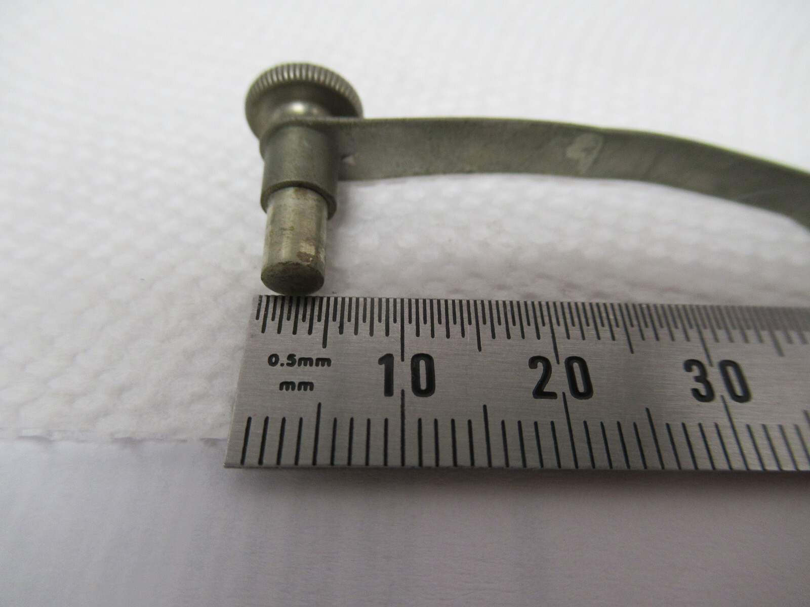 ANTIQUE BAUSCH LOMB PAIR CLIPS MICROSCOPE PART AS PICTURED w1-a-66