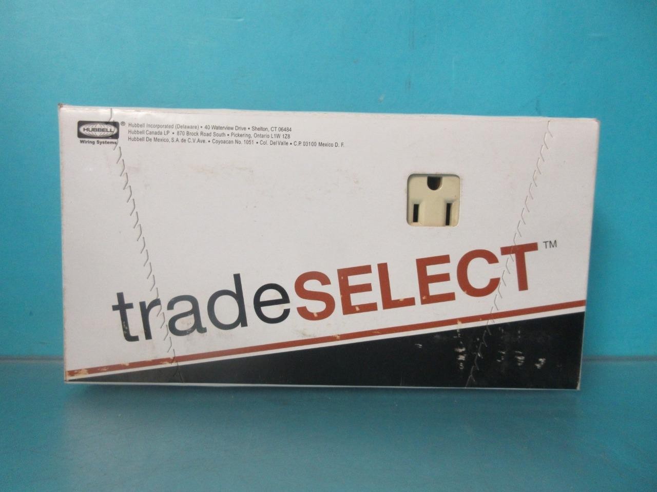 10 HUBBELL IVORY RESIDENTIAL DUPLEX RECEPTACLE OUTLETS NEMA 5-15R 15A 125V RR15I