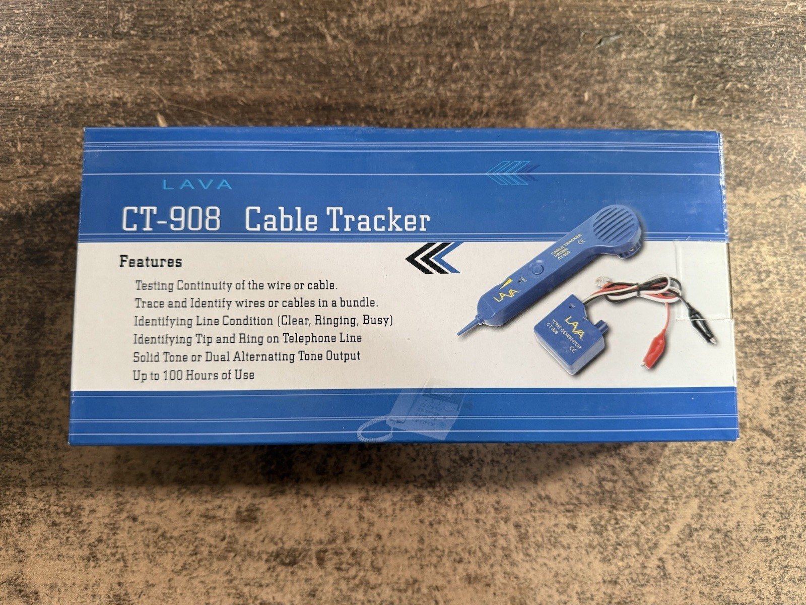 Cable Wire Tracker Network RJ11 Phone Line Tracer Tester Kit Tone