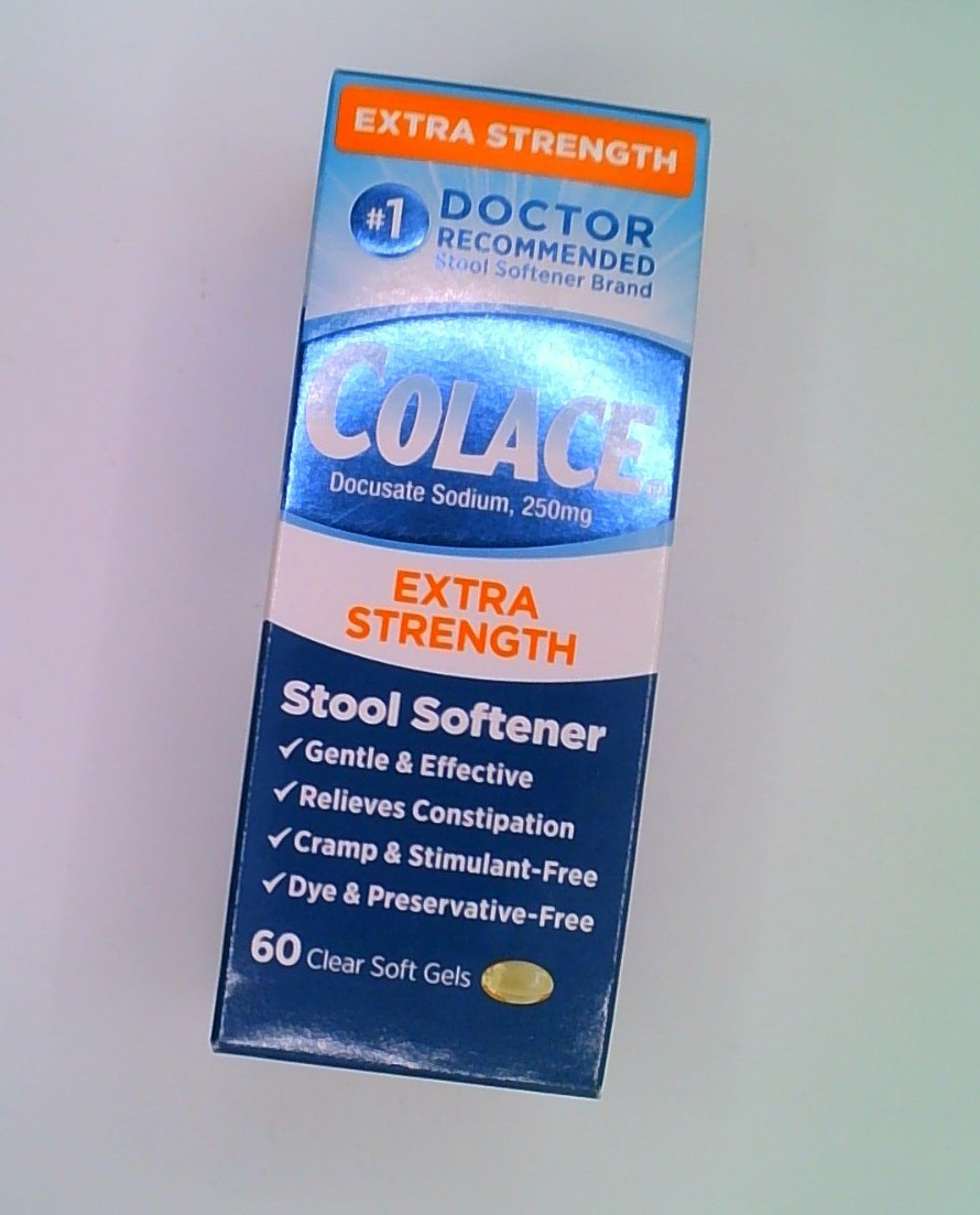 Colace Extra Strength  Stool Softener 250 mg 60 Gels   02/27