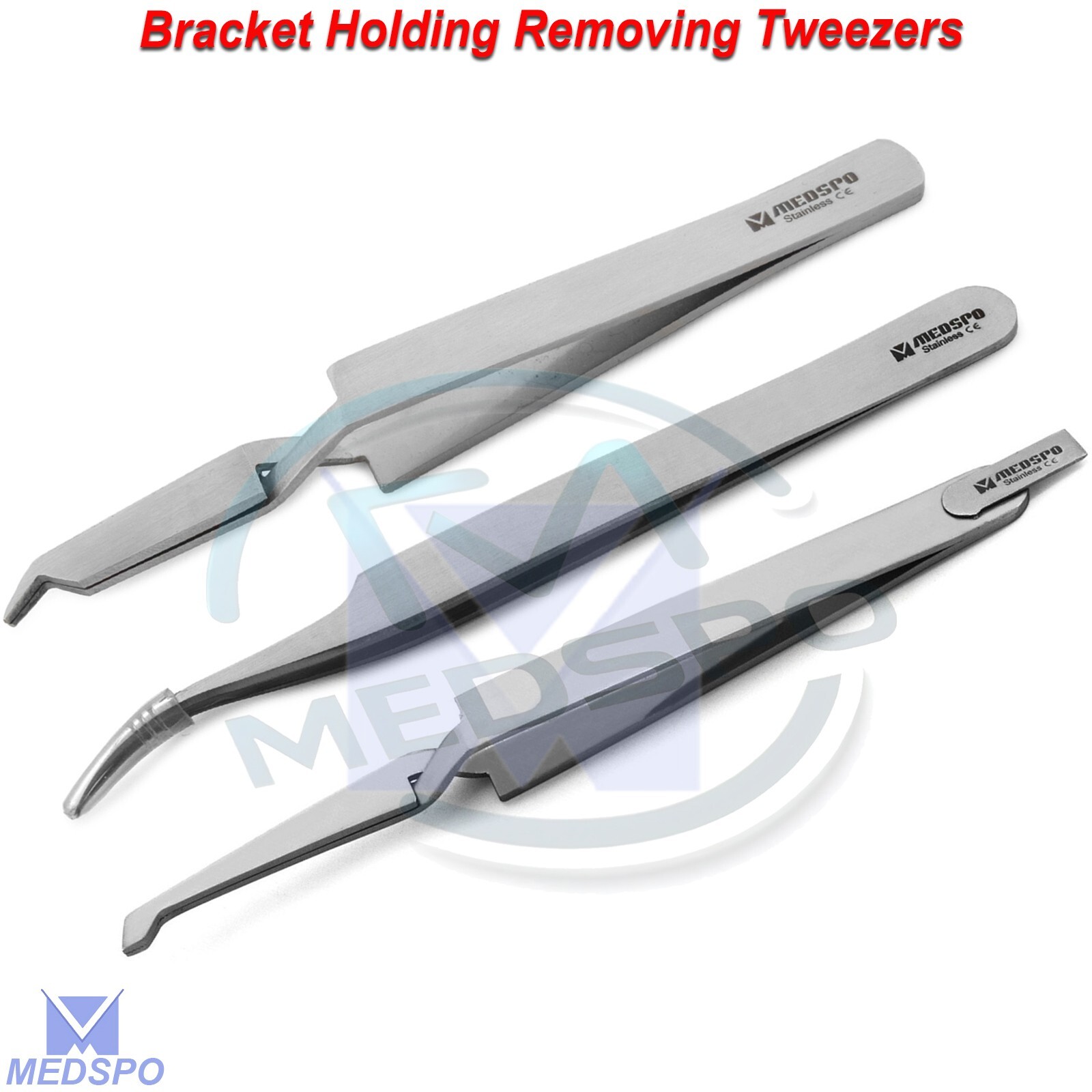 Dental Bracket Holding Removing Forceps Orthodontic Reverse Action Tweezers CE