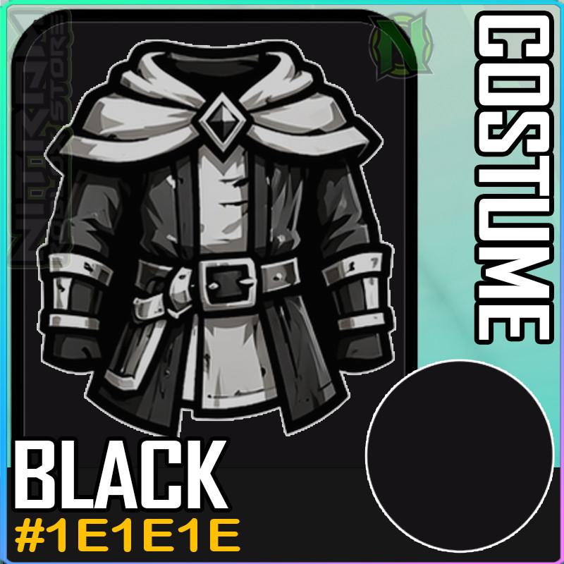World Zero WZ - COSMETICS - #1E1E1E (BLACK) - COSTUME