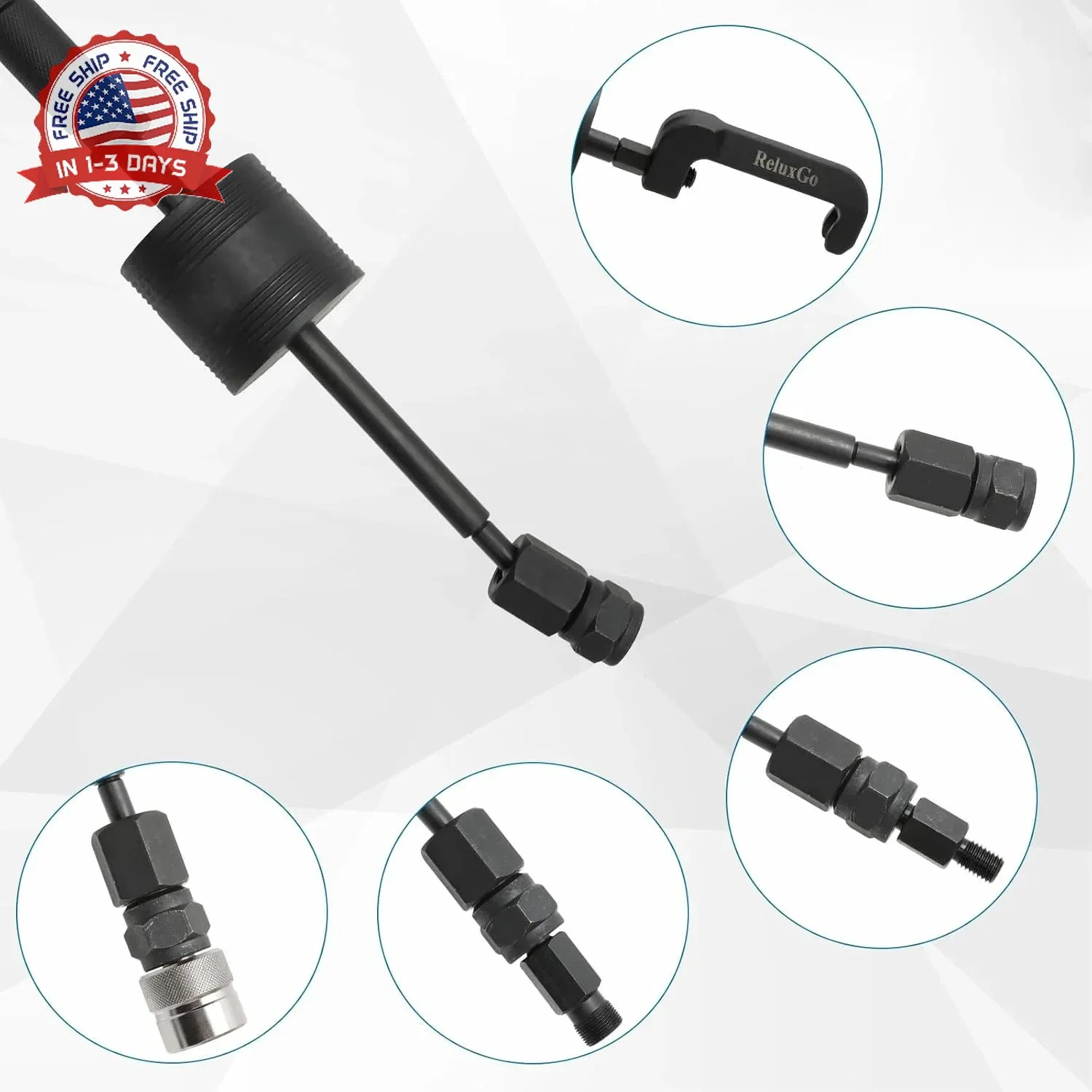 Engine Tools Diesel Injector Extractor Puller Kit Common Rail Tool Slide
