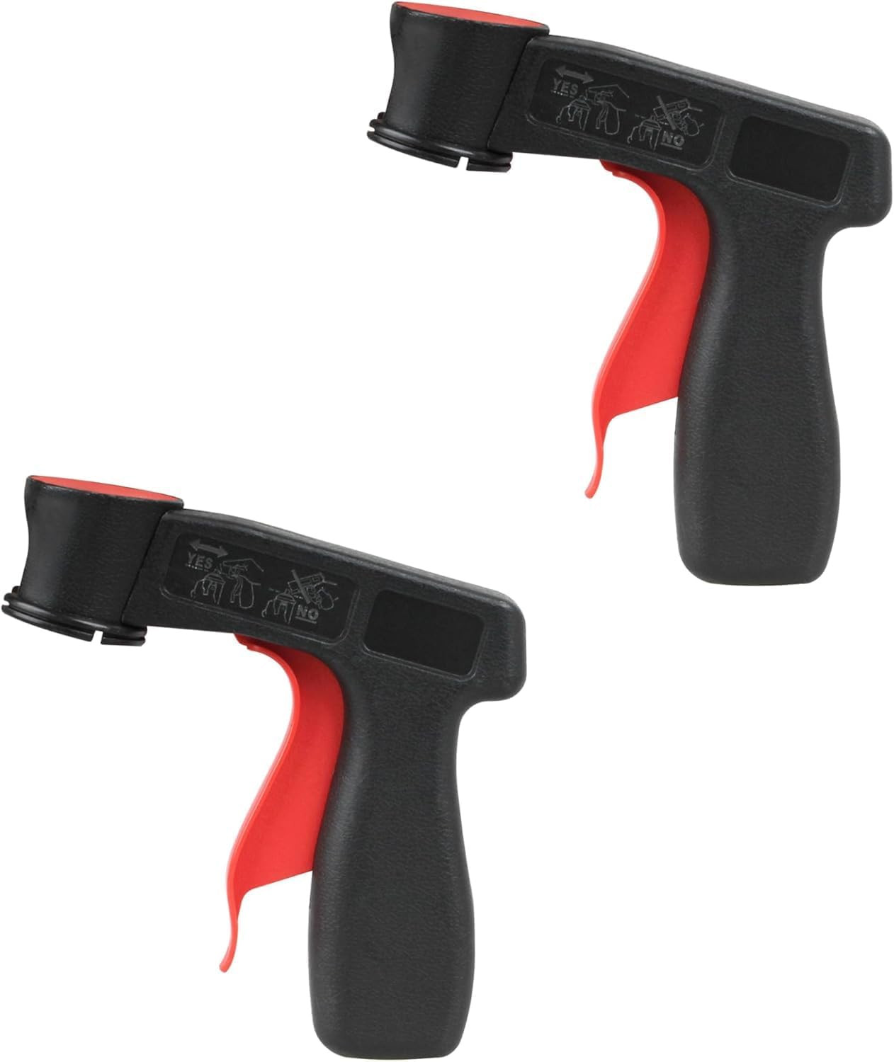 Aerosol Spray Can Trigger Handle 2-Pack Reusable Clip-On Grip Tool Adapters