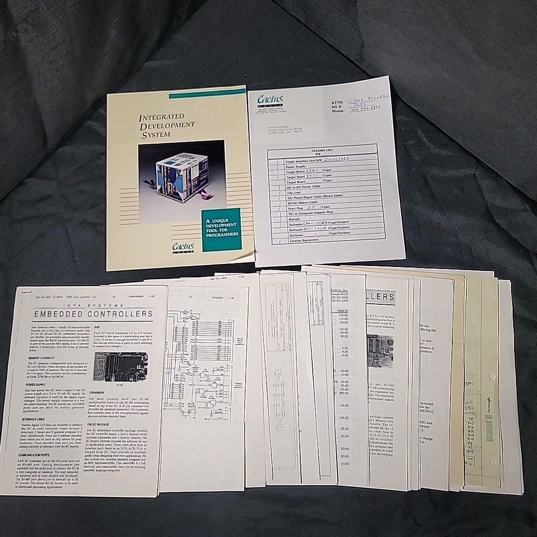 Cactus Logic IDS Microprocessor PROM Programmer EPROM Test Boards TIU 200 IDE