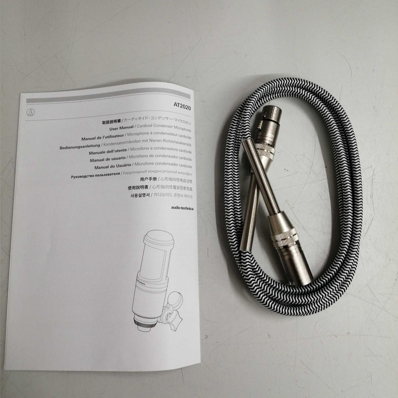 AUDIO-TECHNICA Condenser Microphone AT2020 Used