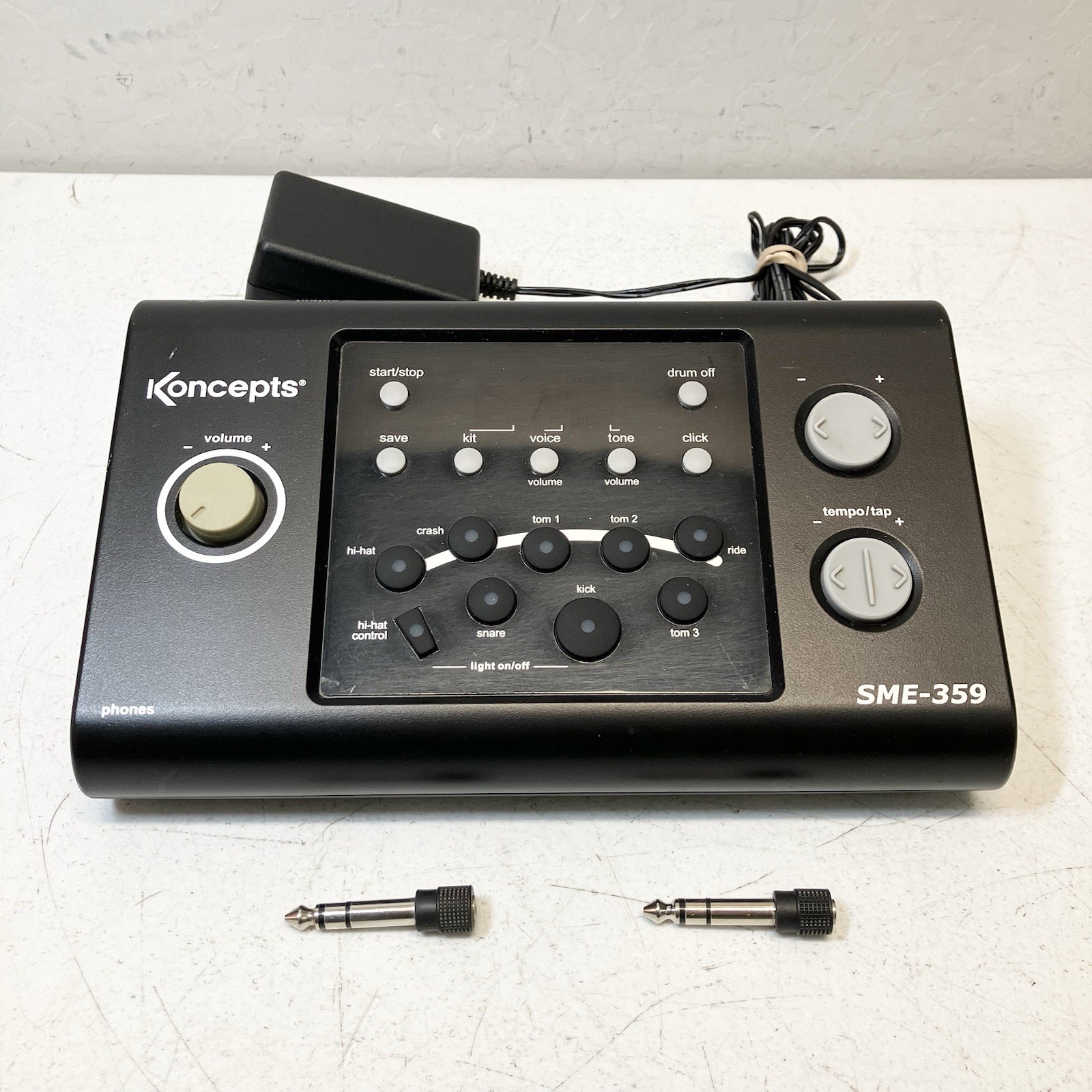 Koncepts SME-359 Drum Module/Brain with Genuine AC power adapter