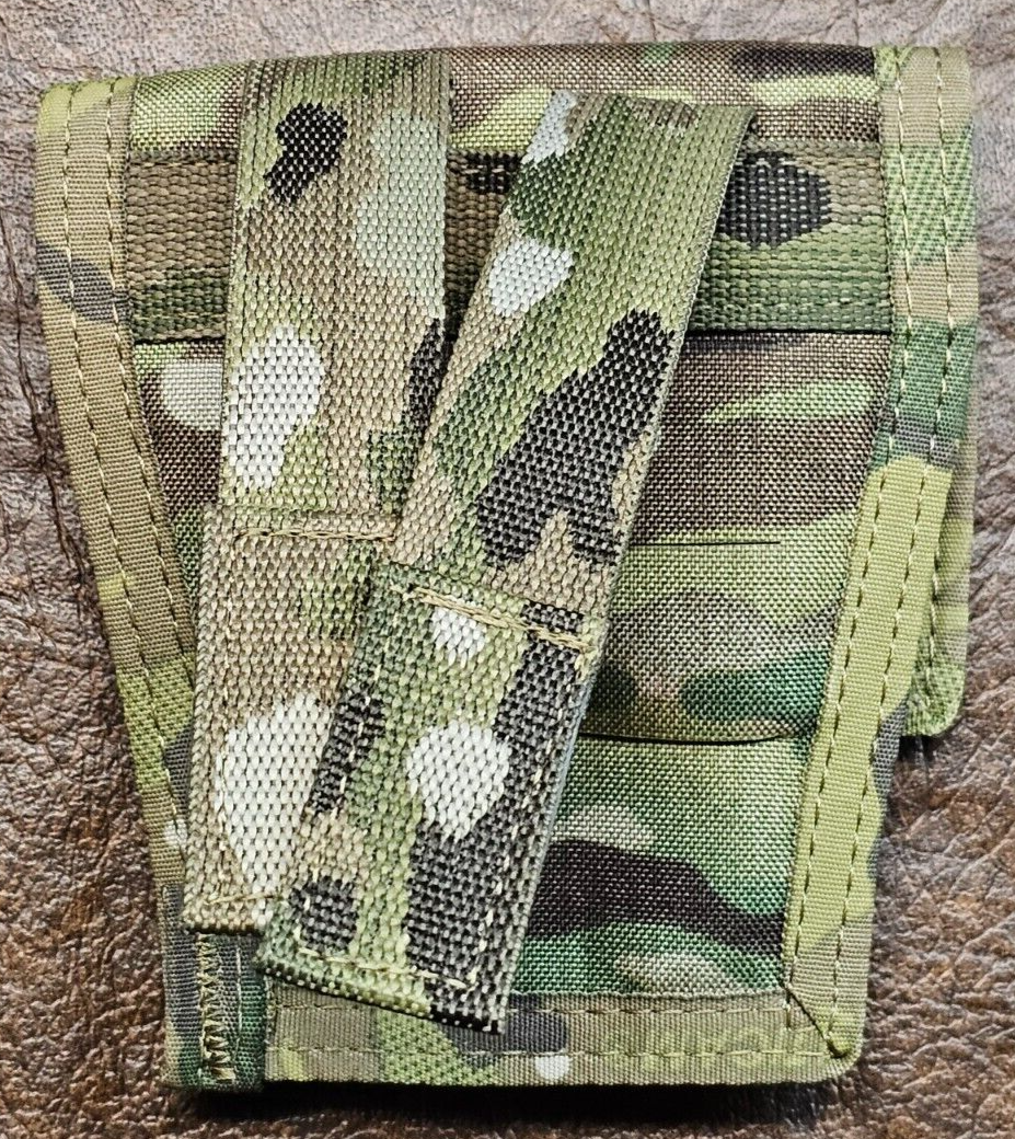 FirstSpear double handcuff pouch Multicam 6/9 MOLLE cuff pocket hook loop flap