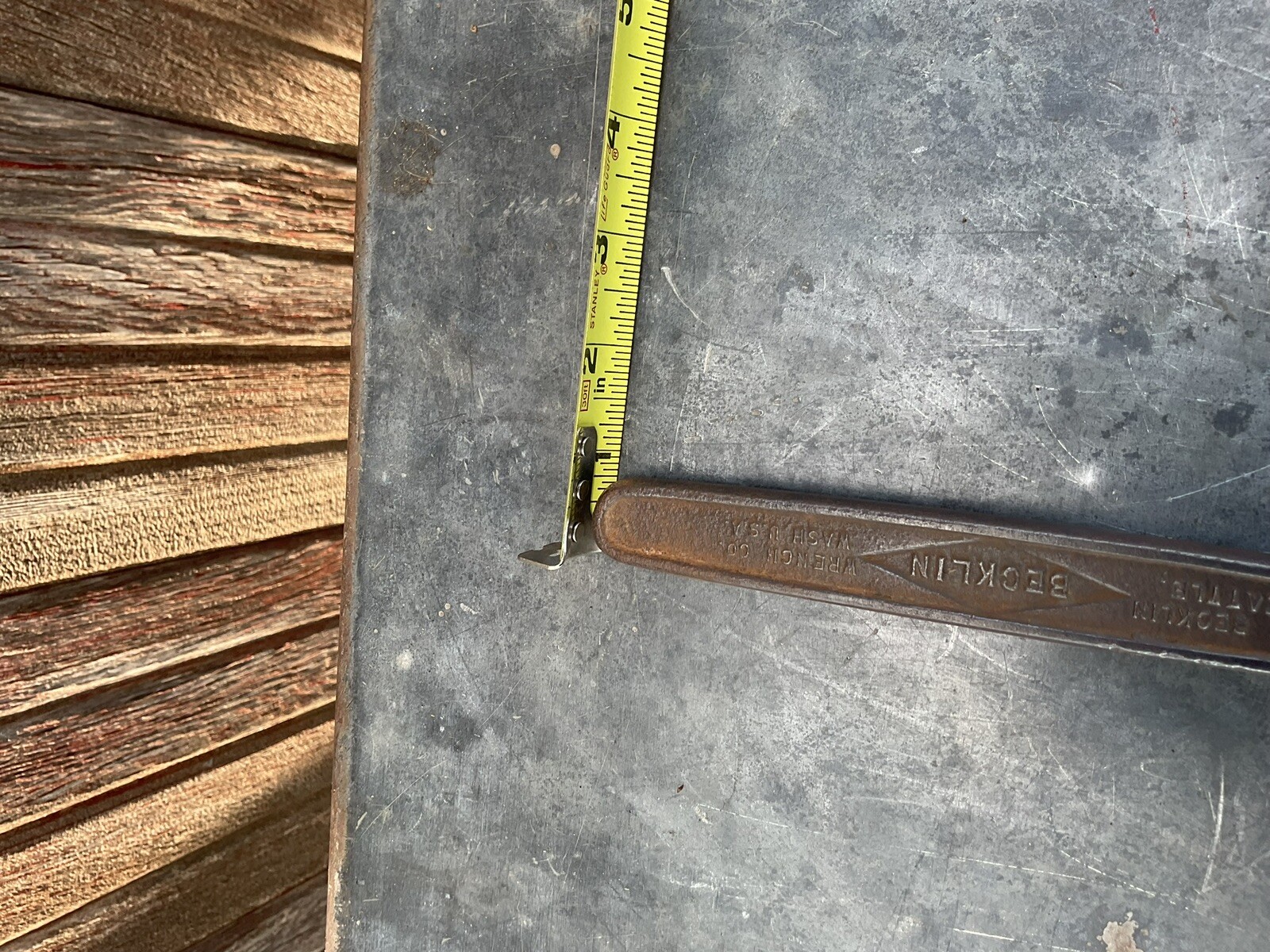 14” Becklin Adjustable Wrench - Unusual Mechanism