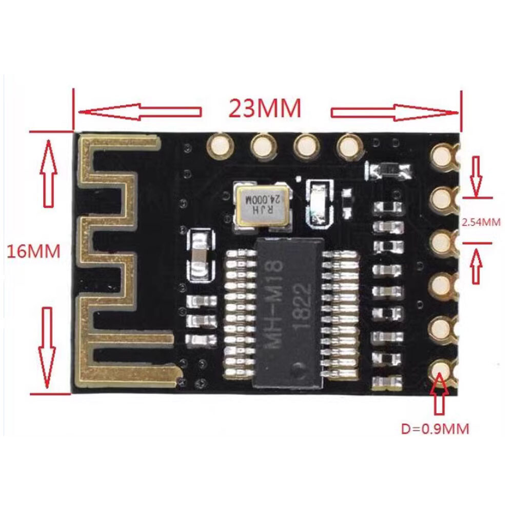2x MH18 Wireless Bluetooth Audio Modules MP3 Receiver Lossless Decoder Board DIY