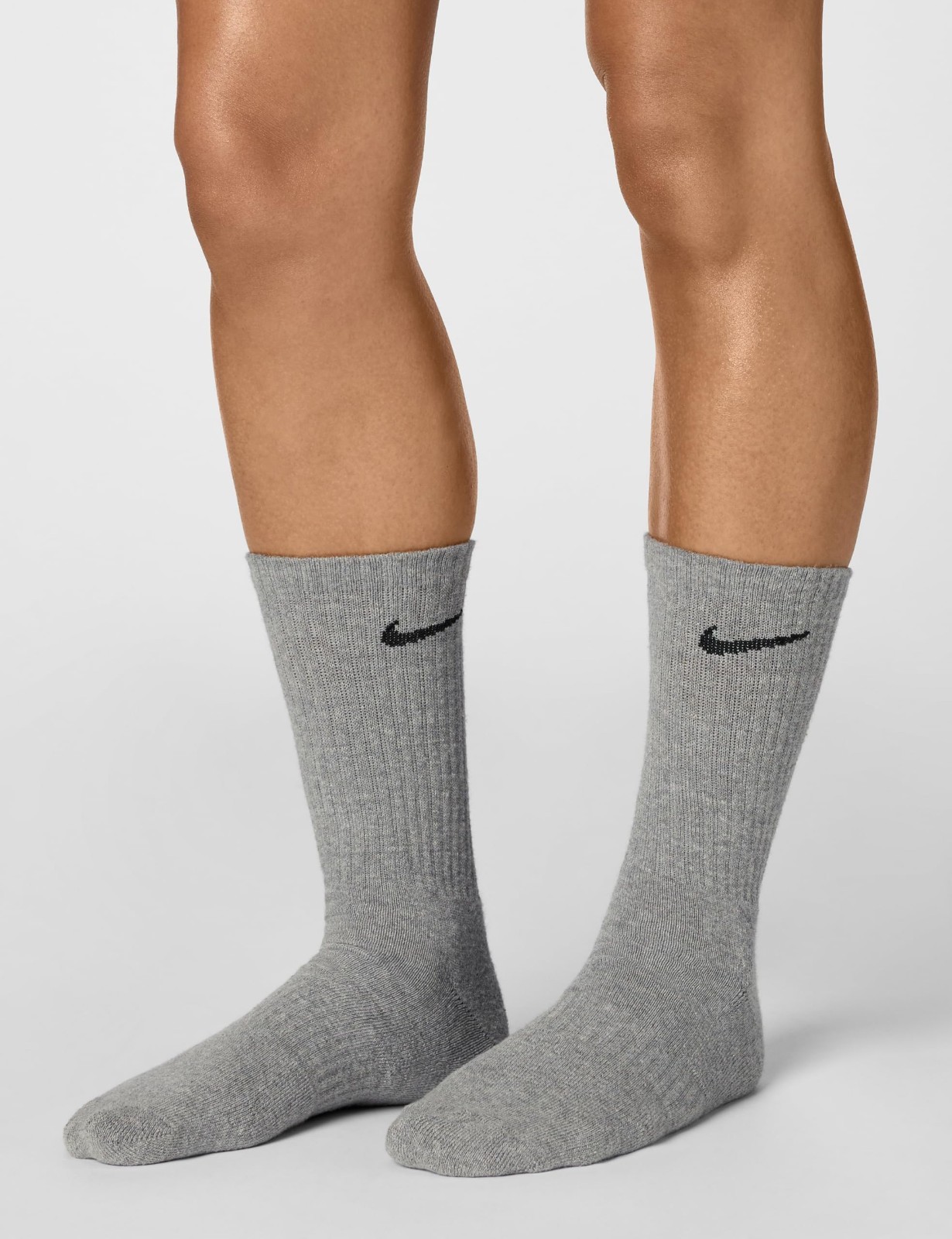 Nike Everyday Training Crew Socks (3 Pair) US MEN 8-12, WOMEN 10-13 black white