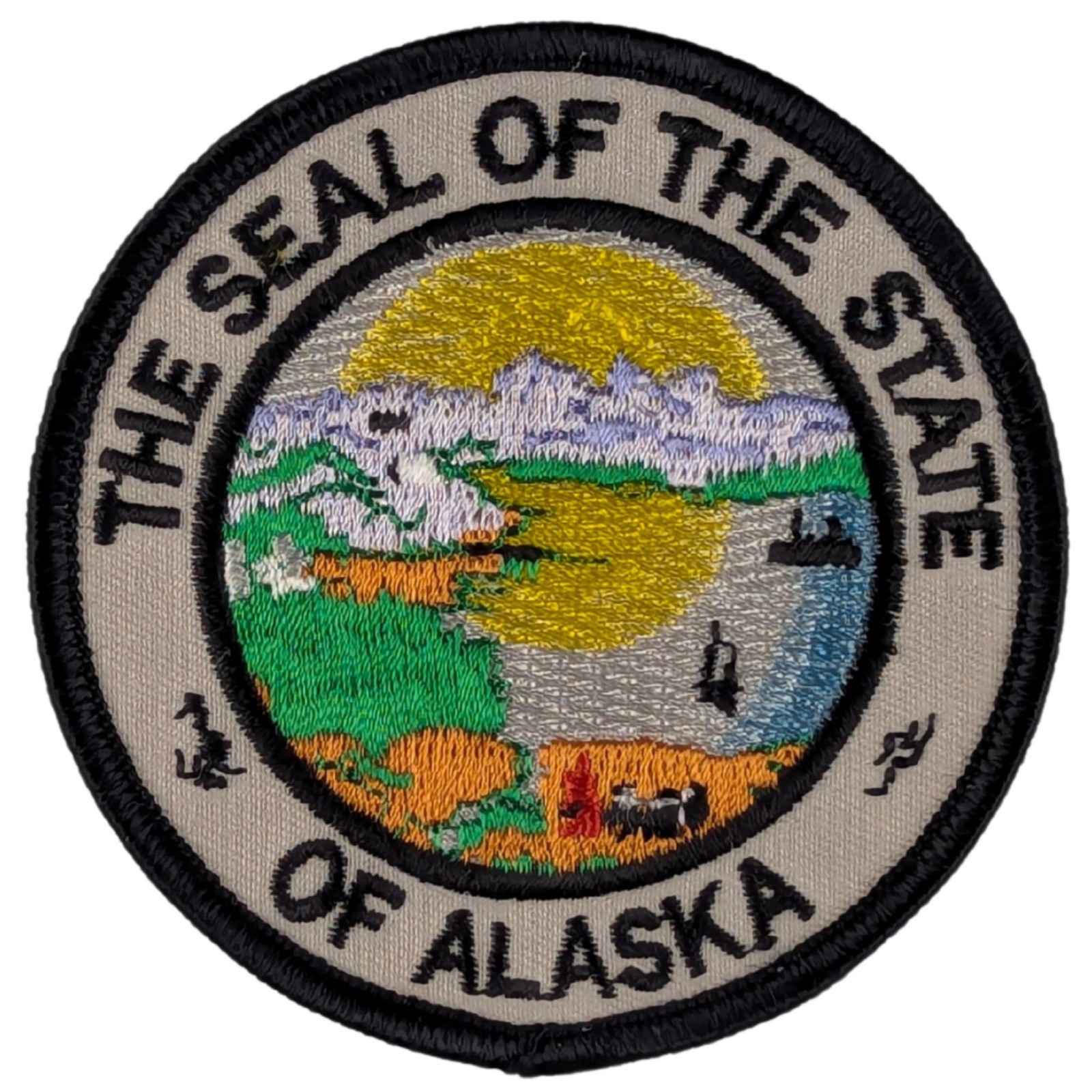 Alaska State Seal Embroidered Patch - Sew-On
