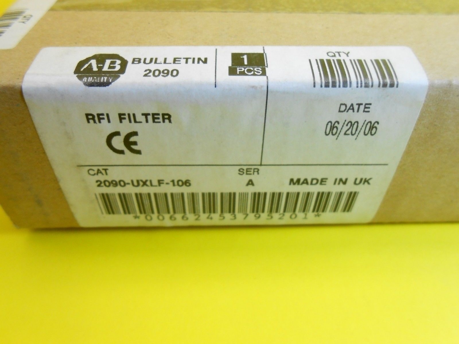 Allen Bradley RFI Filter -- AB 2090-UXLF-106 Ser. A (NIB)
