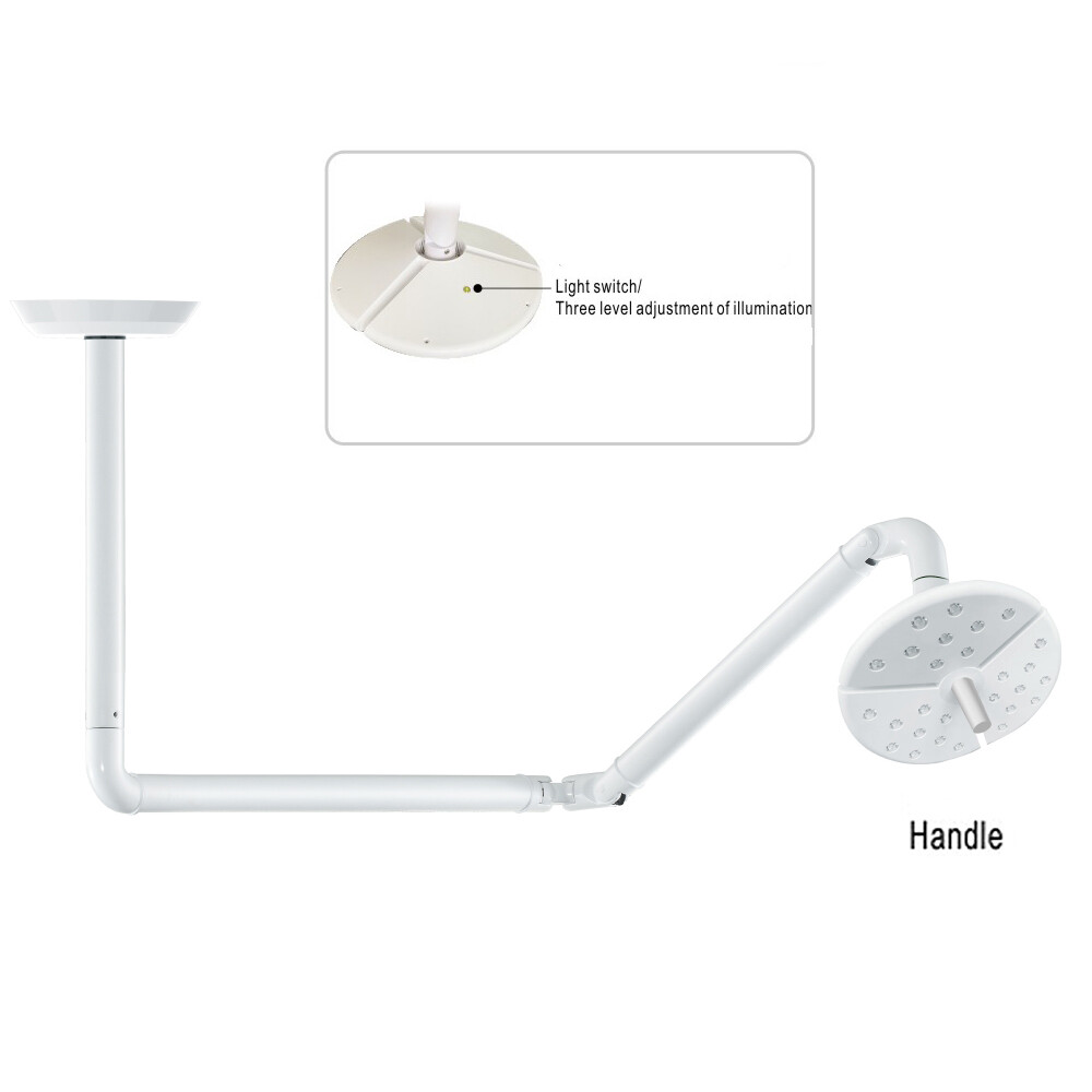 Dental LED Shadowless Ceiling Mounted Operating Examination Lamp KD-2018D-1 USA