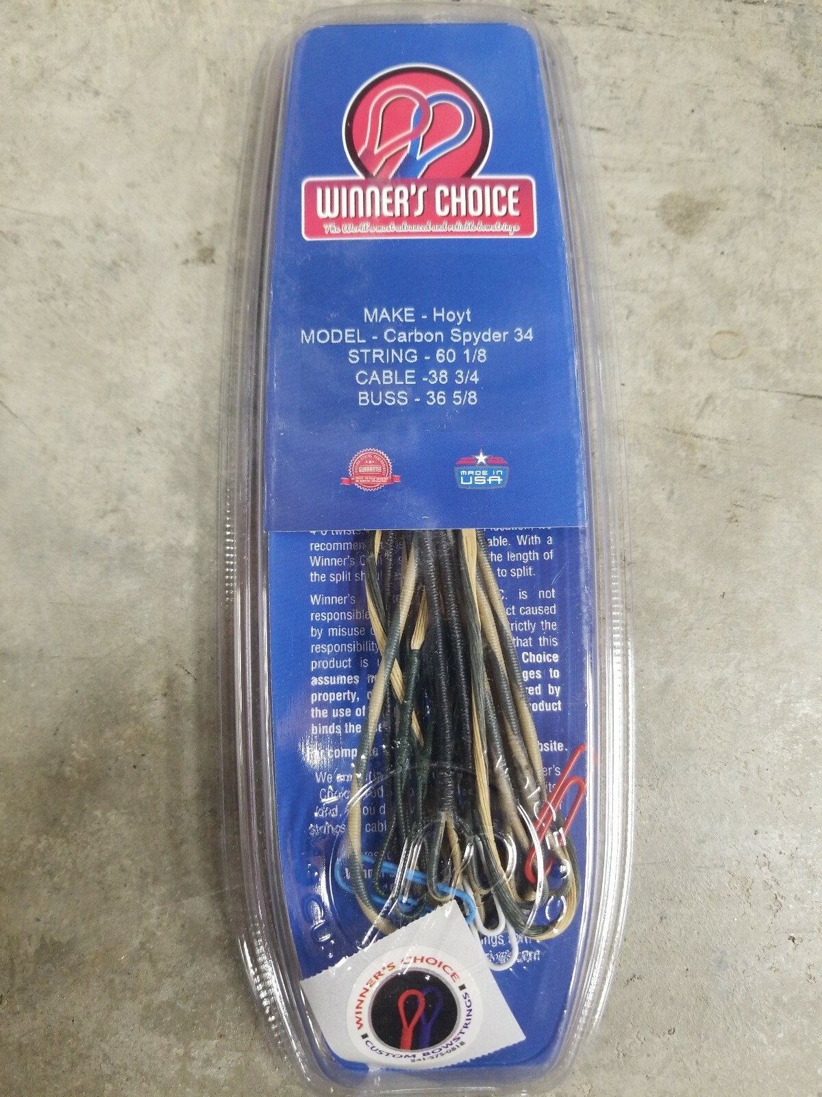 Winners Choice String & Cable for hoyt carbon spyder 34 60 1/8 38 3/4 36 5/8