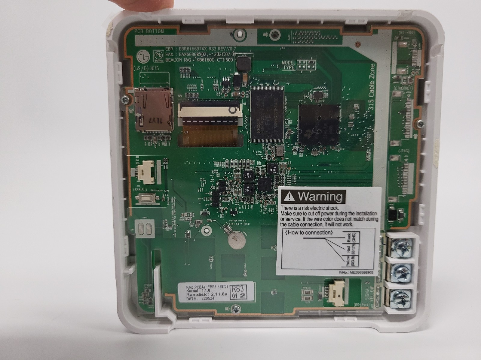 LG PREMTB100 Remote Controller HVAC, 12V