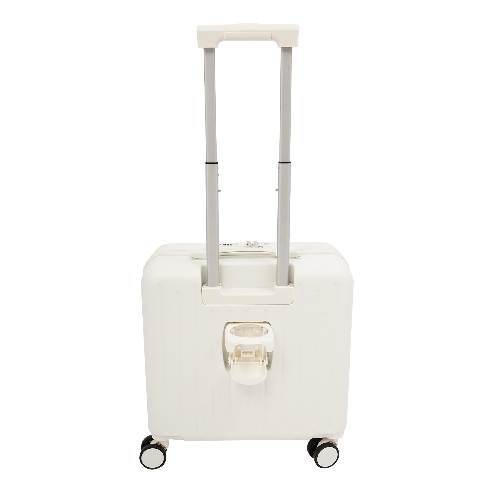 18" Boarding Suitcase, Suitcase with Front Compartment, Travel Luggage Suitcase