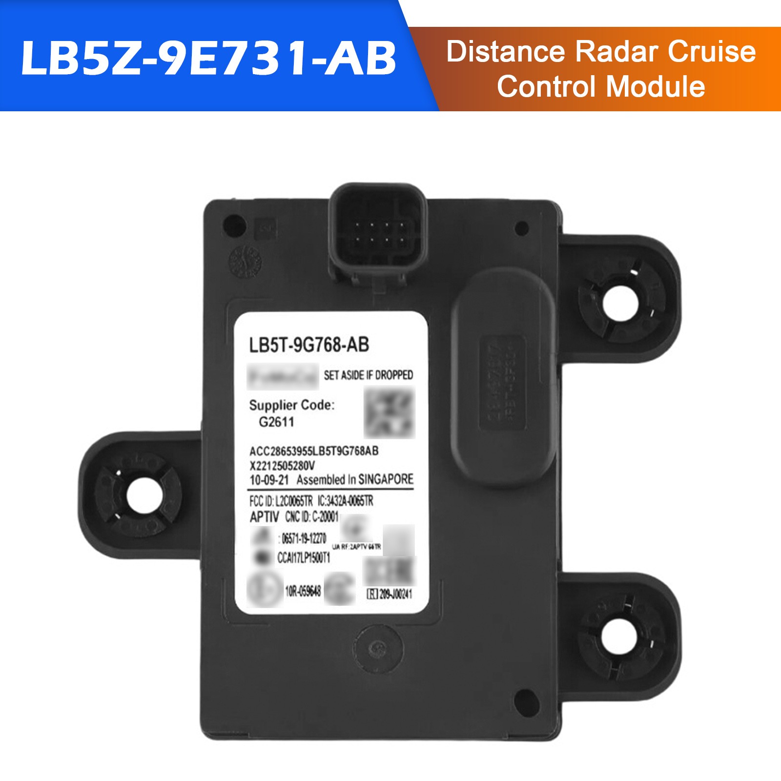 Distance Radar Cruise Control Module LB5Z-9E731-AB for Ford Explorer 20-23 US T7