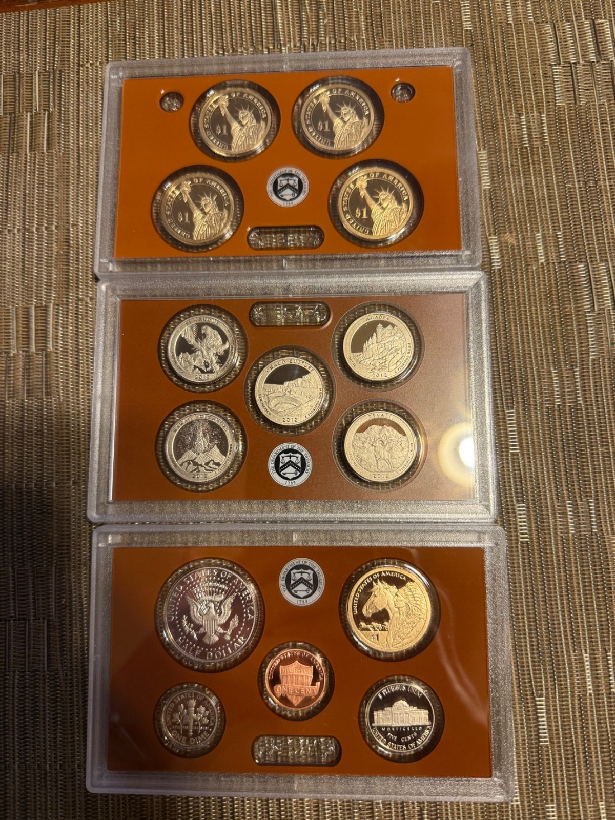 2012 US Mint Proof Set 14 coins w/free shipping