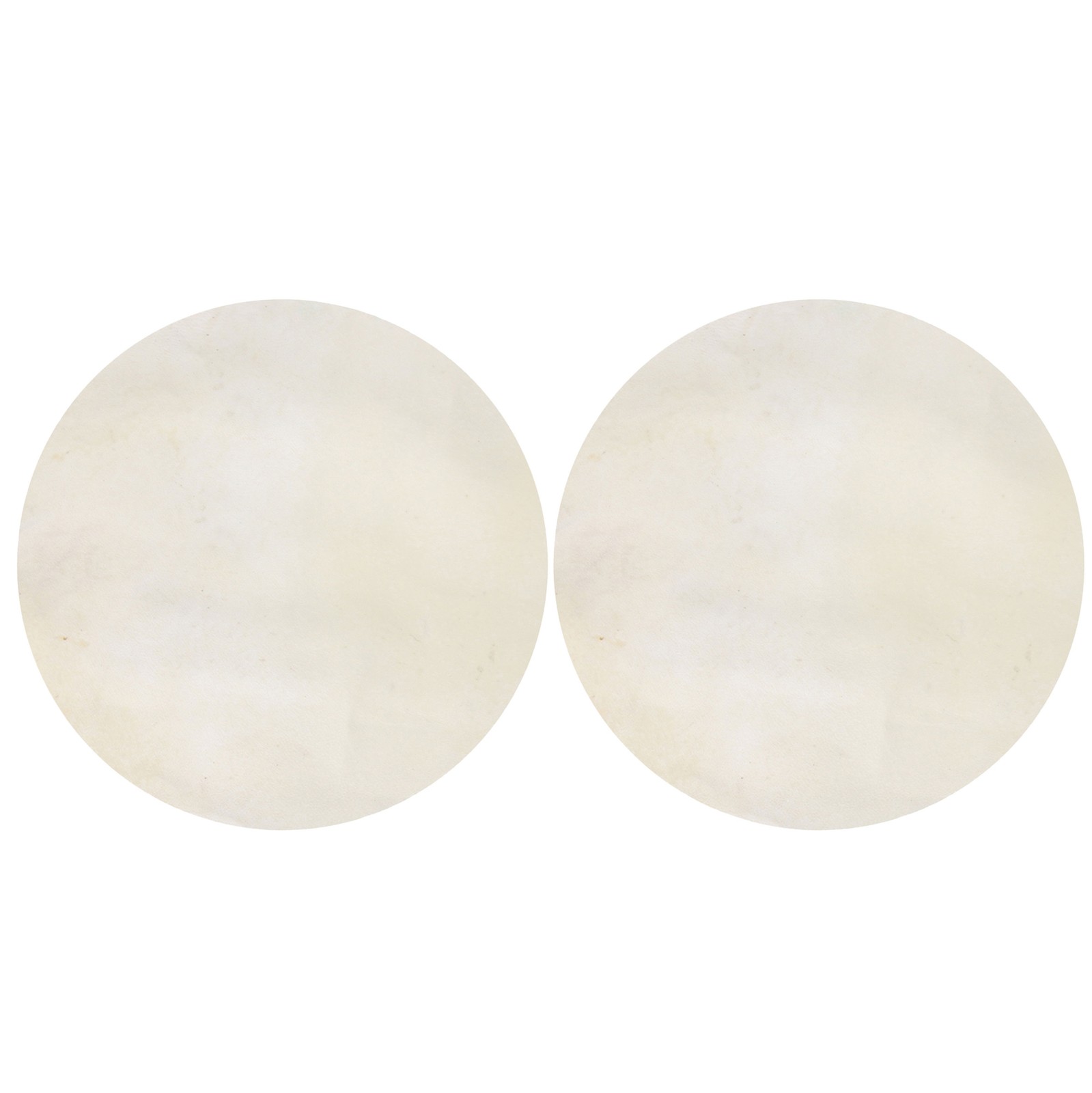 2x Goatskin Drum Head Skin for Bongo Drum Shaman Drum 10 inch African Drum