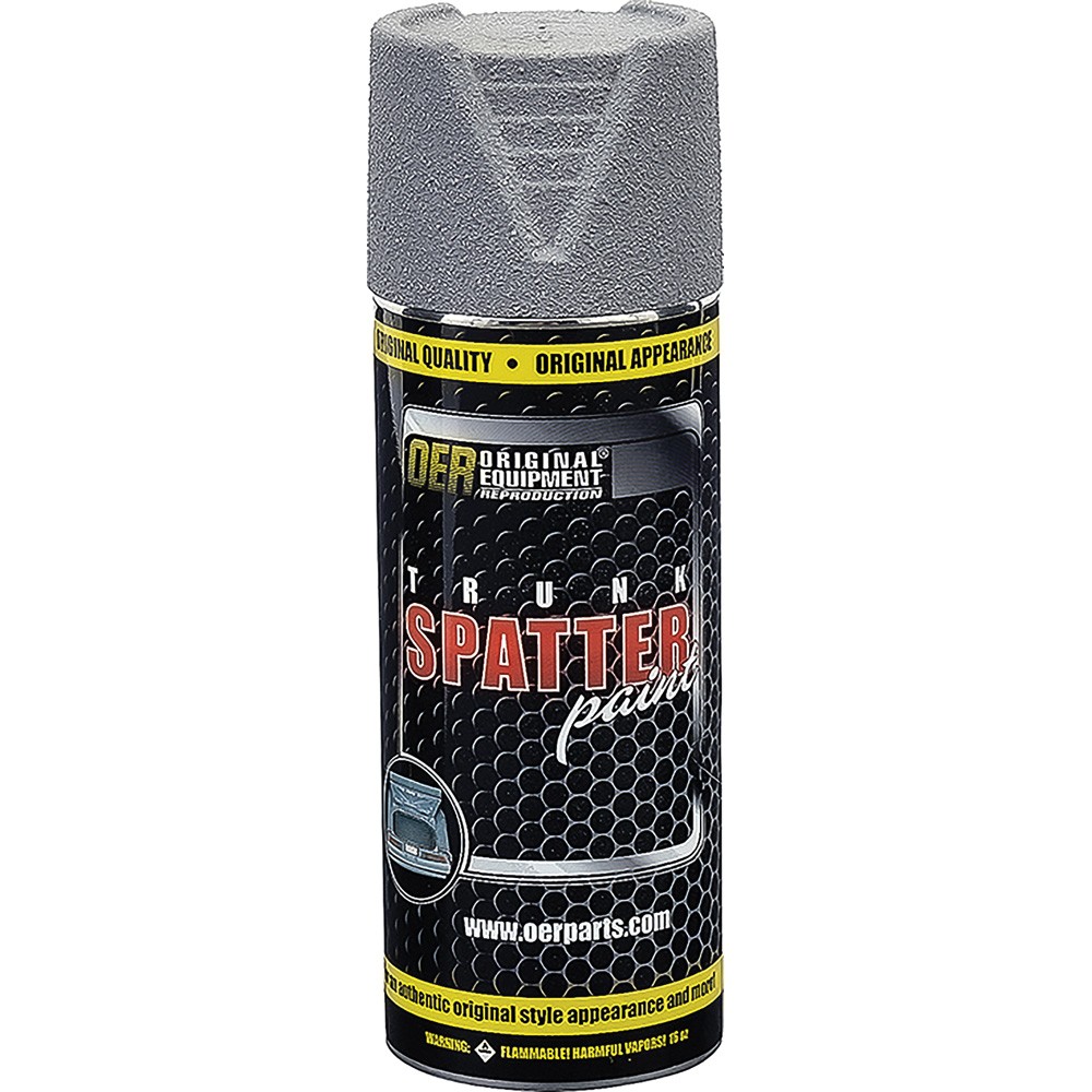 Trunk Spatter Paint; Gray / White; Aerosol Can; Net Weight 11 oz.; OER
