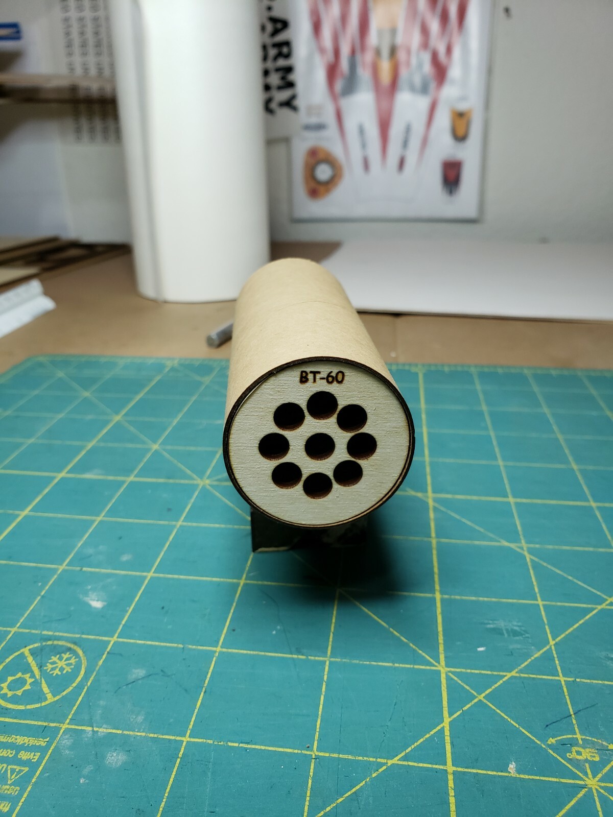 BT-60 Baffle set For Estes model rocket kits laser cut ply eliminates wadding