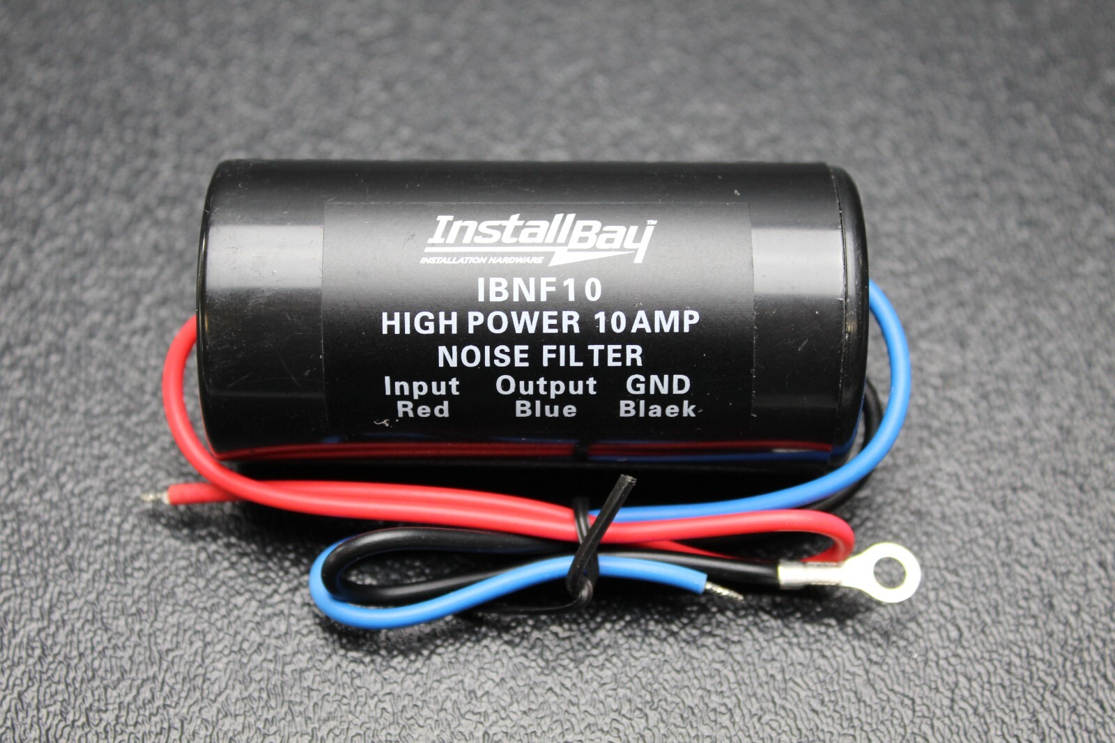 1 NOISE FILTER 10 AMP 12V HUM ENGINE SUPPRESSOR AUDIO CAR POWER WIRE IBNF10