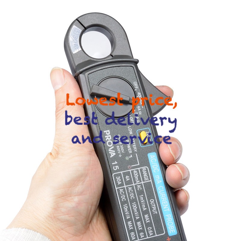 1PC NEW 100% Test PROVA-15 DC/AC MA Current Probe Clamp Meter Tester NewKd