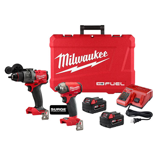 Milwaukee M18 FUEL 18V Cordless 2-Tool Combo Kit - (3696-22)