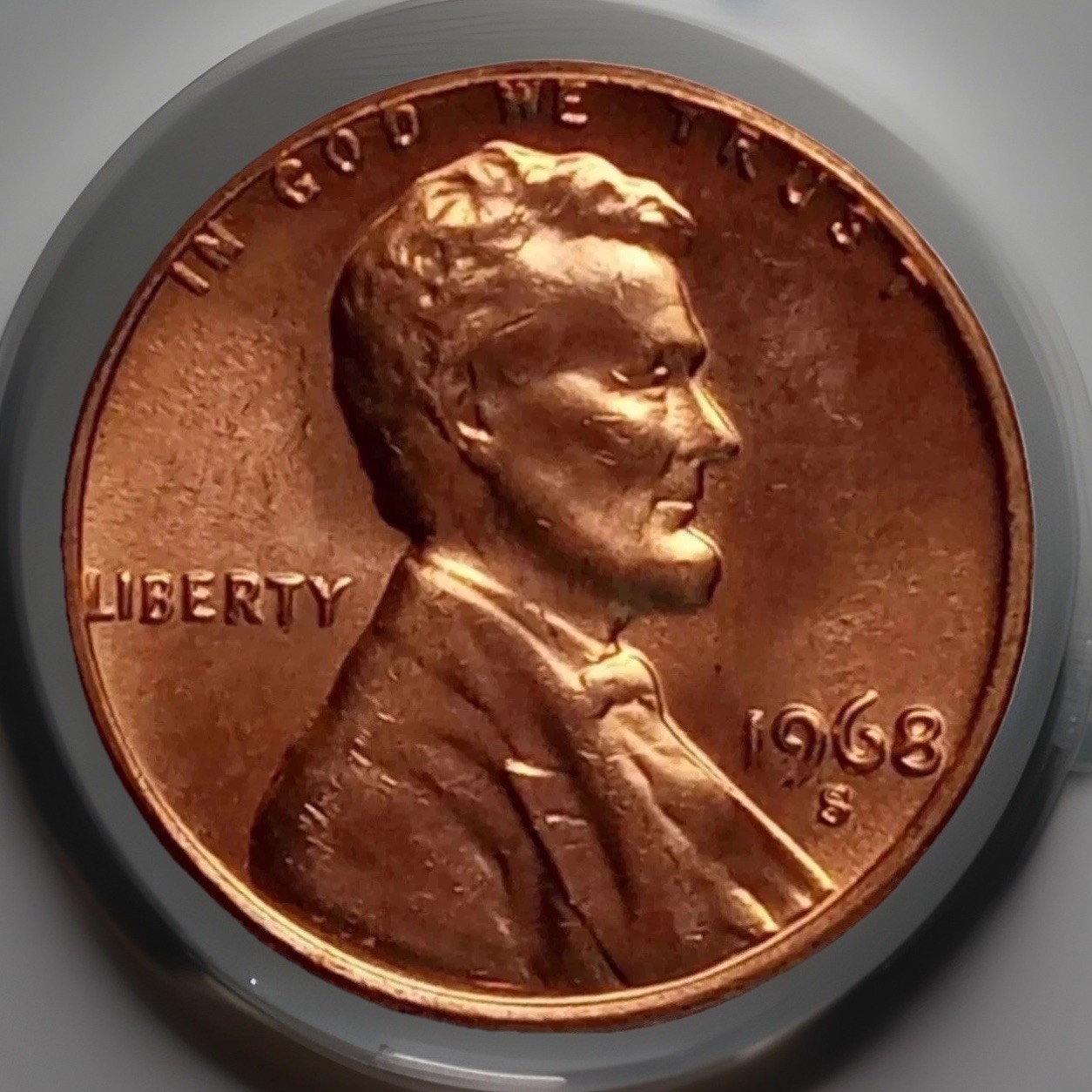 1968-S Lincoln Memorial Cent  Gem BU Penny US Coin FAST SHIPPING