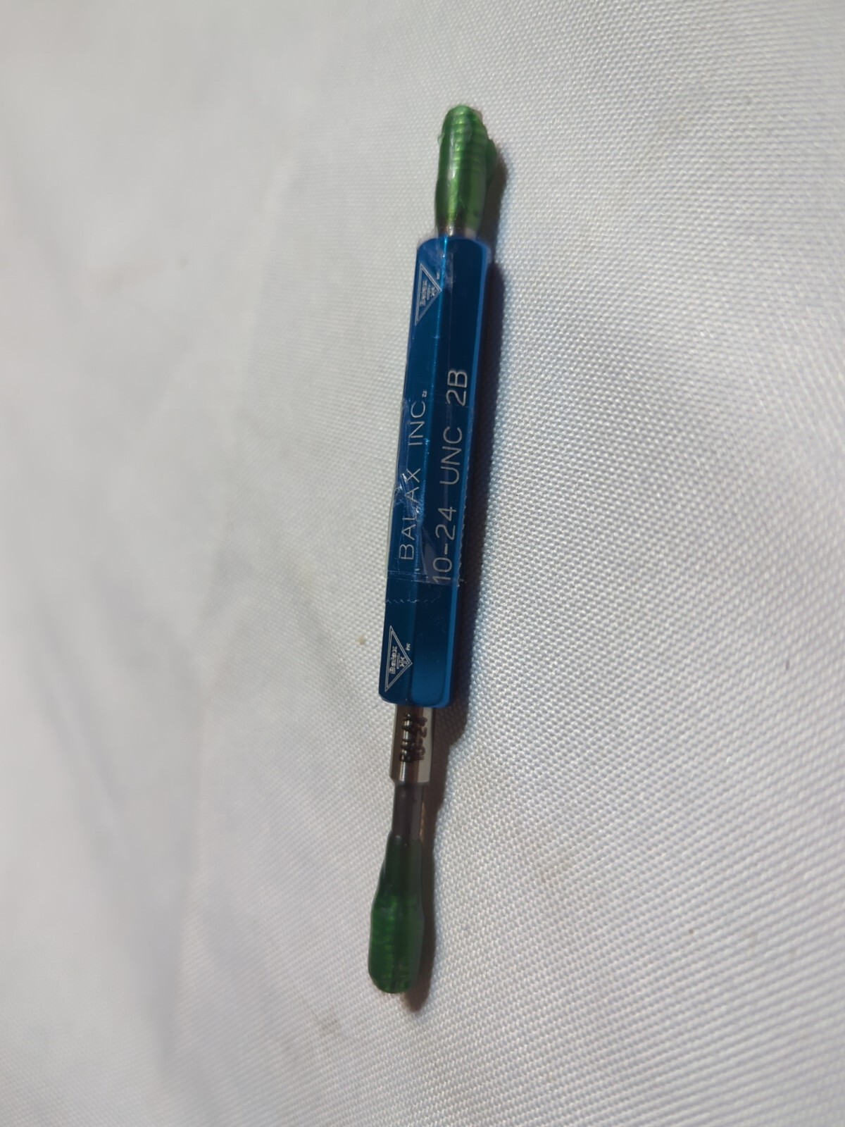 #10 - 24 UNC-2B Thread Plug Gage  BALAX GAGE GO .1629 / NO GO .1672 GAGE