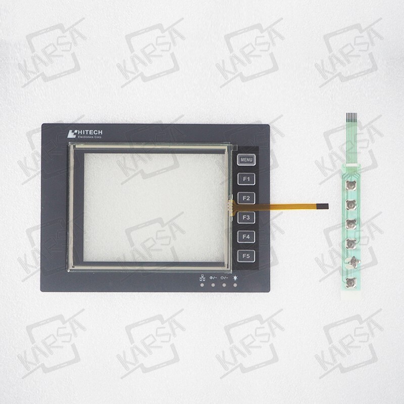 Touch Screen for HITECH PWS6600S-S PWS6600S-P +Overlay+Membrane Keypad Button