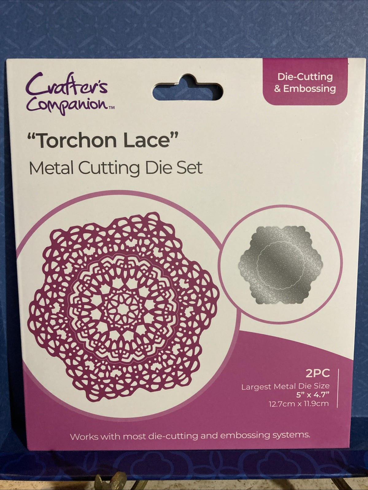 Crafter’s Companion “Torchon Lace” Metal Cutting Die Set