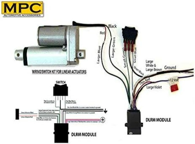 Complete Wiring and Relay Kit for 12V Linear Actuator - Effortless Control