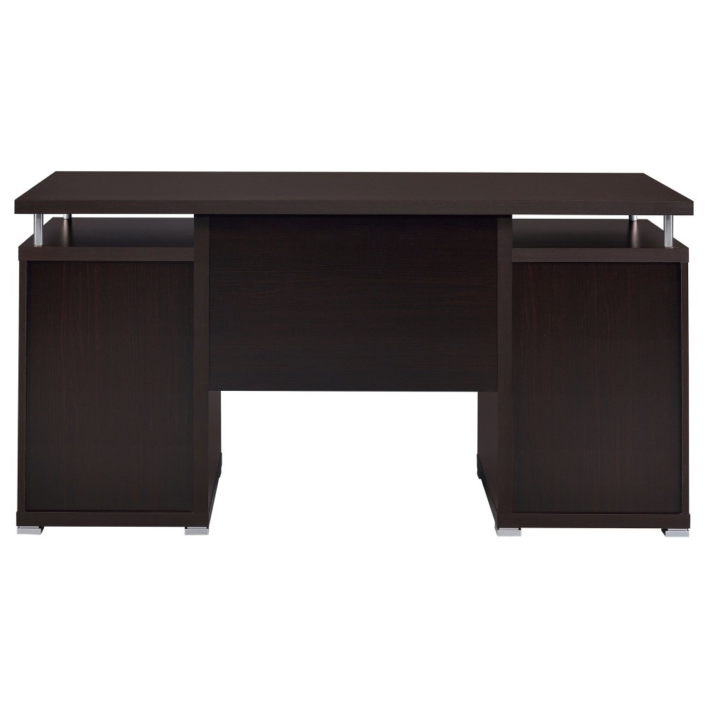 Classic Office Desk w/ 2 Drawers-Compact Computer Desk,Ample Storage & Workspace