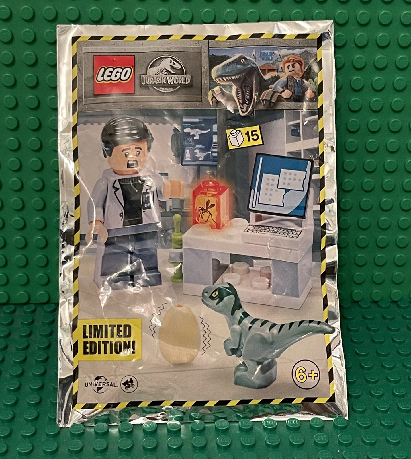 Lego New Jurassic World Dr. Wu's Laboratory foil pack Mini Sealed Set 122112