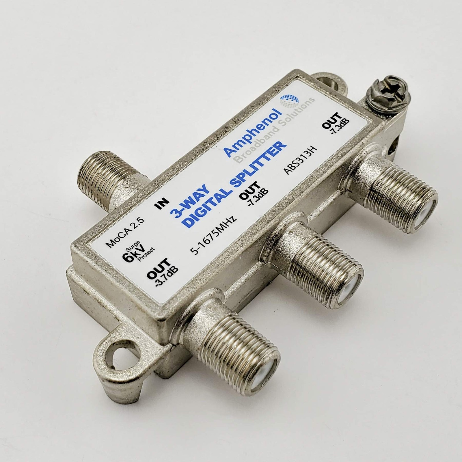 3-Way Digital Coaxial Splitter MoCA 2.5 ABS313H
