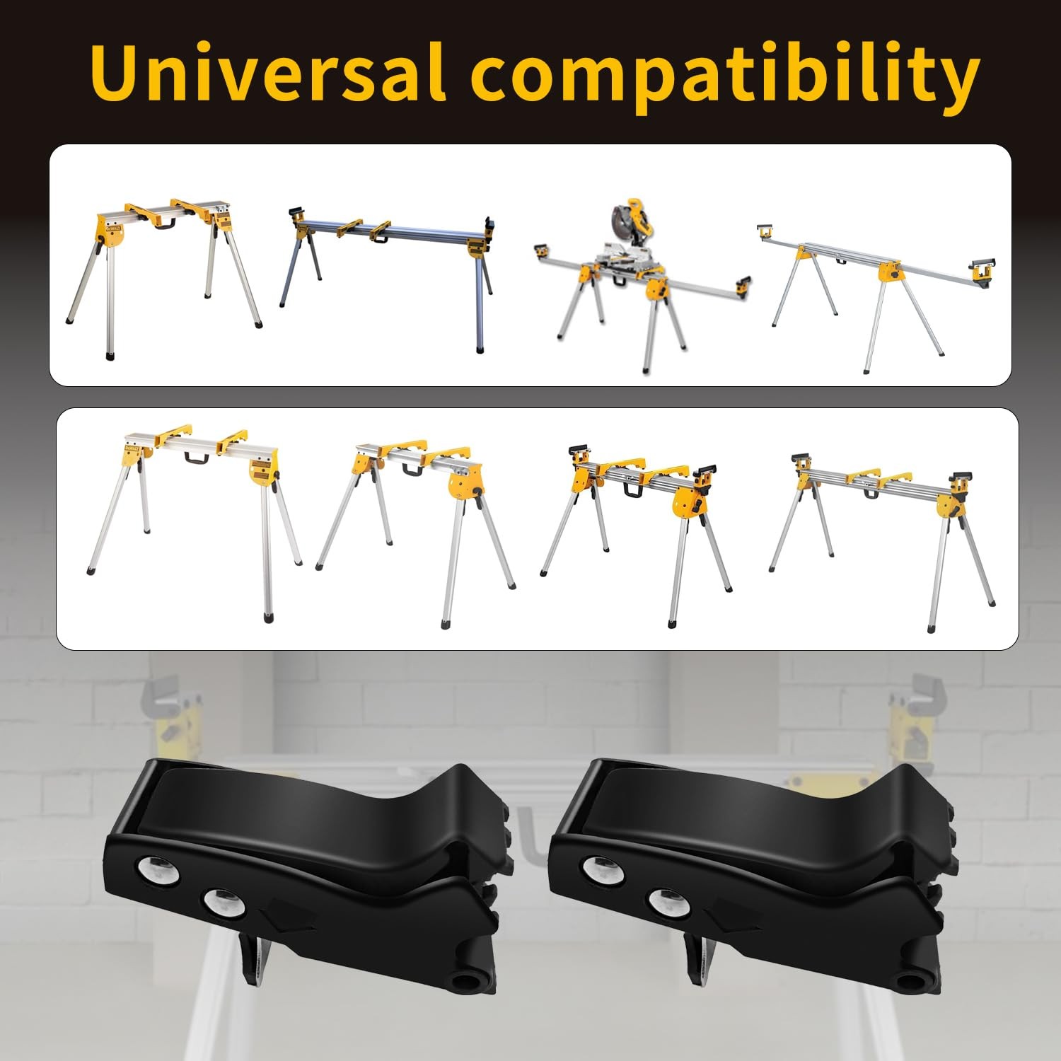 Clips with Miter Saw Mounting Brackets fits Release Lever Kit N087366...