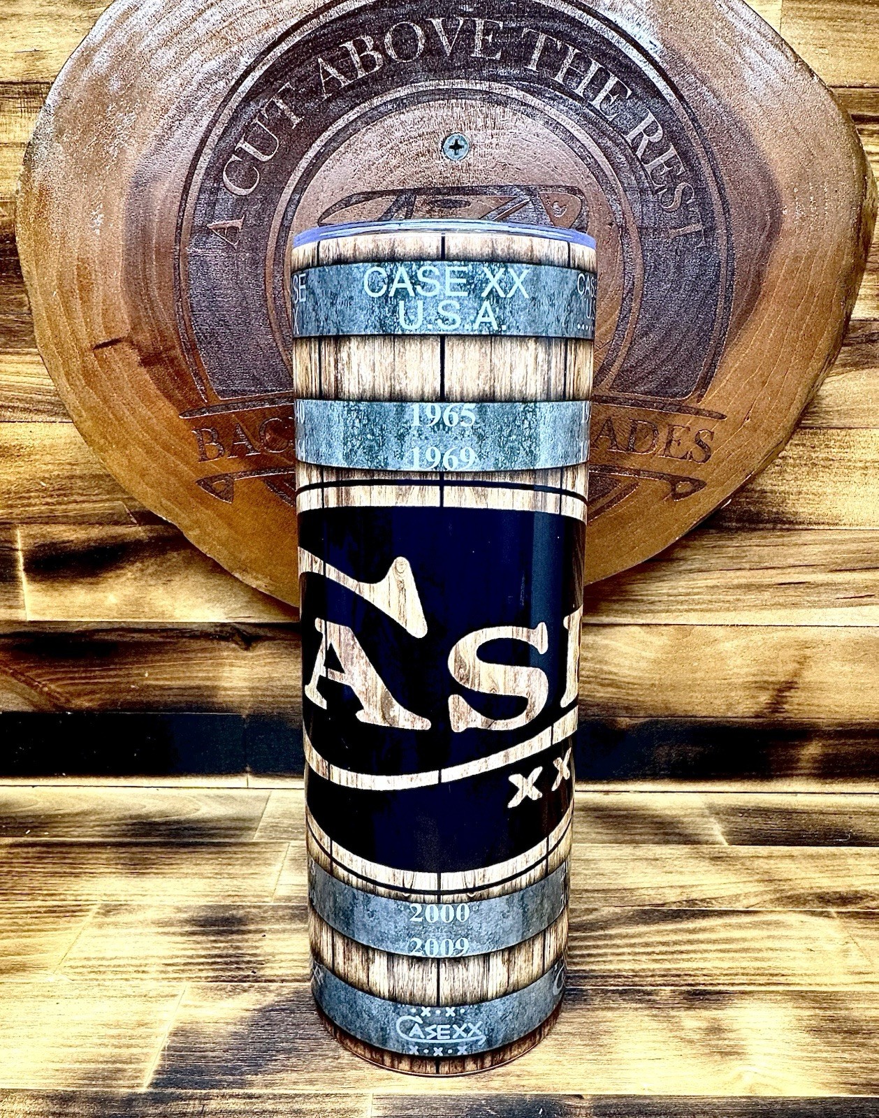 CASEXX TANG STAMP / YEAR BARREL 20 OZ TUMBLER - INSULATED - NEW - FREE SHIPPING